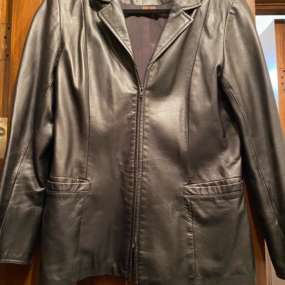 Women’s leather jacket - Picture 1 of 4